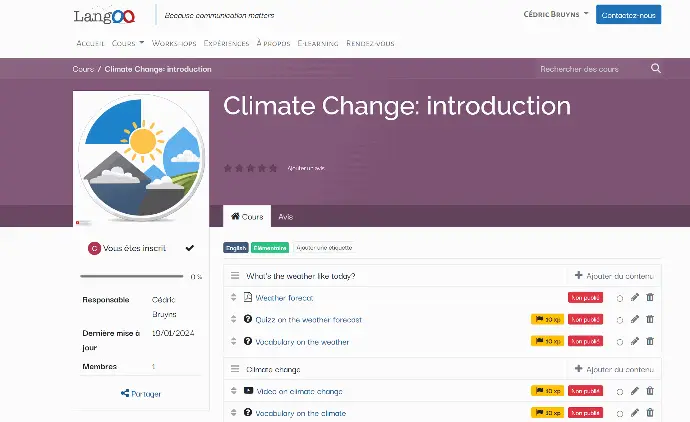Cours e-learning indépendants Belgique